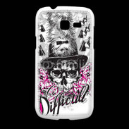 Coque Samsung Galaxy Fresh Tête de Mort Difficult