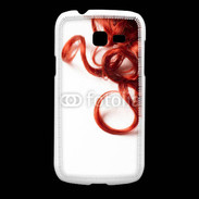 Coque Samsung Galaxy Fresh Coiffure Cheveux bouclés rouges