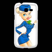 Coque Samsung Galaxy Fresh Hôtesse de l'air