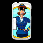 Coque Samsung Galaxy Fresh Hôtesse de l'air 5