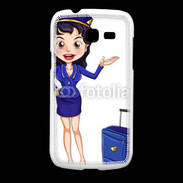 Coque Samsung Galaxy Fresh Hôtesse de l'air 7