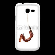 Coque Samsung Galaxy Fresh Hameçon avec appât pêcheur