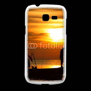 Coque Samsung Galaxy Fresh Couché de soleil pêcheur