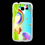 Coque Samsung Galaxy Fresh Cartoon nature et arc en ciel
