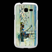 Coque Samsung Galaxy Fresh Peinture bateau de pêche