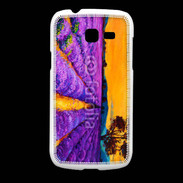 Coque Samsung Galaxy Fresh Peinture de champs de lavande 