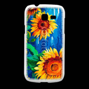 Coque Samsung Galaxy Fresh Peinture de tournesol