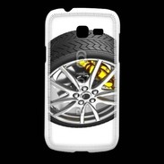 Coque Samsung Galaxy Fresh Pneu complet étrier jaune