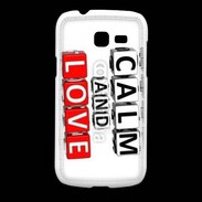 Coque Samsung Galaxy Fresh Keep calm et love me