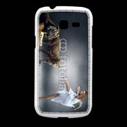 Coque Samsung Galaxy Fresh Danseuse avec tigre