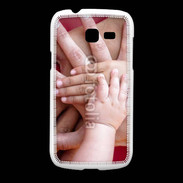 Coque Samsung Galaxy Fresh Famille main dans la main