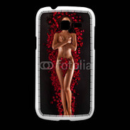 Coque Samsung Galaxy Fresh Femme nue pétales de rose glamour