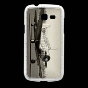 Coque Samsung Galaxy Fresh Avion T6 noir et blanc