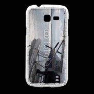Coque Samsung Galaxy Fresh Hydravion noir et blanc