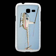 Coque Samsung Galaxy Fresh Hélicoptère R44 blanc