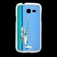 Coque Samsung Galaxy Fresh Hydravion au dessus de la mer turquoise