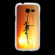 Coque Samsung Galaxy Fresh Avion de ligne et couché de soleil