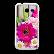 Coque Samsung Galaxy Fresh Bouquet de fleur sur bois