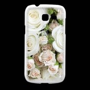 Coque Samsung Galaxy Fresh Rose blanche et rose 5
