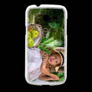 Coque Samsung Galaxy Fresh Petite fille avec panier de pommes