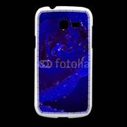 Coque Samsung Galaxy Fresh Fleur rose bleue