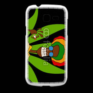 Coque Samsung Galaxy Fresh Portrait abstrait de Rasta
