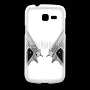 Coque Samsung Galaxy Fresh Double flingue