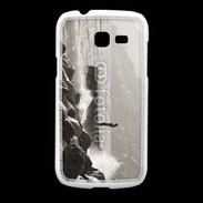 Coque Samsung Galaxy Fresh Pêcheur noir et blanc