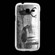Coque Samsung Galaxy Fresh Cerf en noir et blanc 150