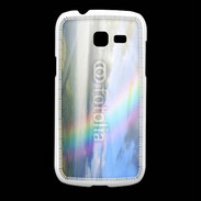 Coque Samsung Galaxy Fresh Arc en ciel à la montagne