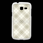 Coque Samsung Galaxy Fresh Effet écossais beige clair