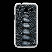 Coque Samsung Galaxy Fresh Effet crocodile noir