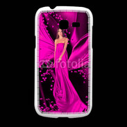 Coque Samsung Galaxy Fresh Mode robe longue fushia