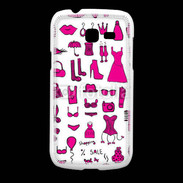 Coque Samsung Galaxy Fresh Fond fashion rose