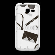 Coque Samsung Galaxy Fresh Fond fashion noir et blanc