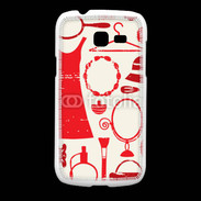 Coque Samsung Galaxy Fresh Fond fashion rouge