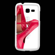 Coque Samsung Galaxy Fresh Escarpins plateformes rouges