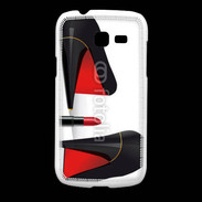 Coque Samsung Galaxy Fresh Escarpins et tube de rouge à lèvres