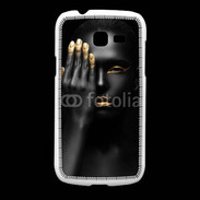 Coque Samsung Galaxy Fresh Fashion en noir et or
