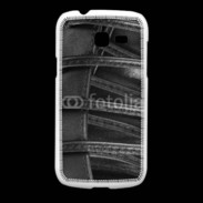 Coque Samsung Galaxy Fresh lacets cuir