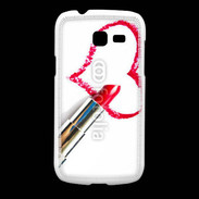 Coque Samsung Galaxy Fresh Coeur avec rouge à lèvres