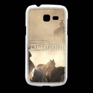 Coque Samsung Galaxy Fresh Cowboys et chevaux