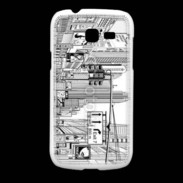 Coque Samsung Galaxy Fresh Rue de New York en dessin noir et blanc