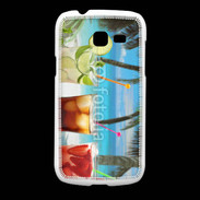 Coque Samsung Galaxy Fresh Cocktail sur la plage