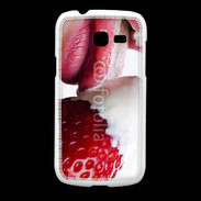 Coque Samsung Galaxy Fresh Fraise et bouche 2