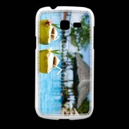 Coque Samsung Galaxy Fresh Pina colada au bord de la piscine