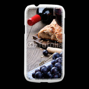 Coque Samsung Galaxy Fresh Pain et vin rouge