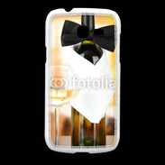 Coque Samsung Galaxy Fresh Vin blanc et noeud papillon