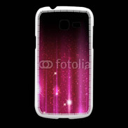 Coque Samsung Galaxy Fresh Rideau rose à strass