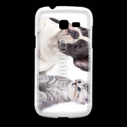 Coque Samsung Galaxy Fresh Duo chien et chat